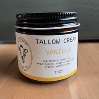 Infused Vanilla Tallow Cream